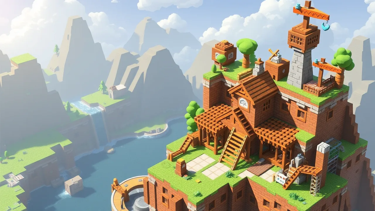 Build Your Dream World in CrazyGames Construction image