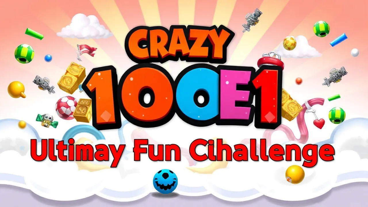 Crazy Games 1001 Ultimate Fun Challenge image