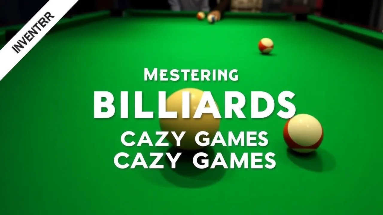 Mastering Billiards Crazy Games image