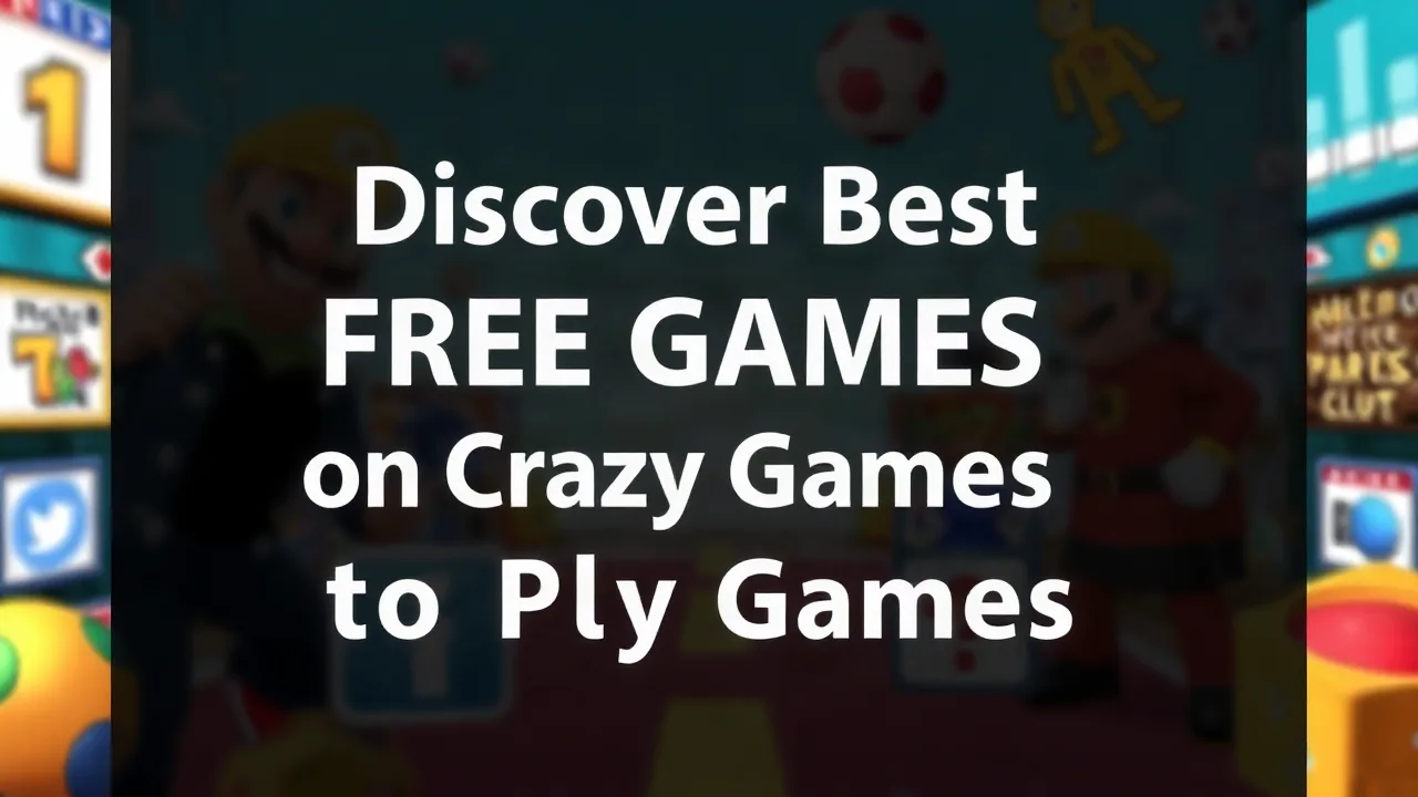 Discover the Best Free Games on Crazy Games to Play Today image
