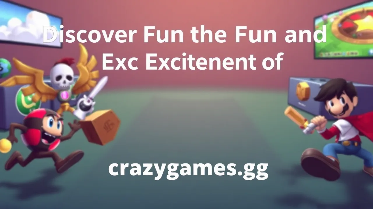 Discover the Fun and Excitement of crazygames gg image