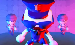 Robber Vs Police: Fighting image