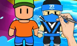 image bg Stumble Guys Coloring Book