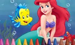 4GameGround - Little Mermaid Coloring image
