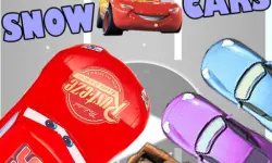 Cars Snowy Road image