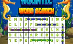 Aquatic Word Search image