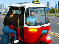 City Auto Rickshaw Game image