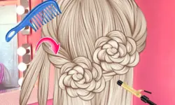 Bride Wedding Hair Design image