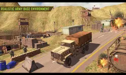 Army Car Truck Transport Game image